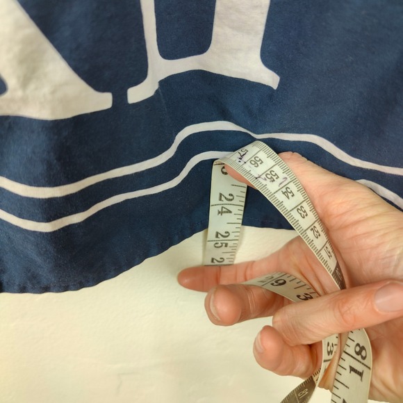 ModCloth Skirt Women XL Navy Blue Roman Numeral Clock Print A-Line Whimsigoth - Picture 6 of 10